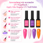 Preview: 10er UV Nagellack Gel Set Rainbow Shine